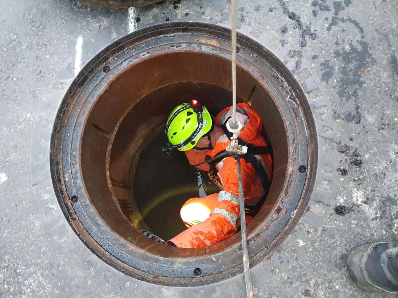 Reparation af brønd i Nørre Nissum